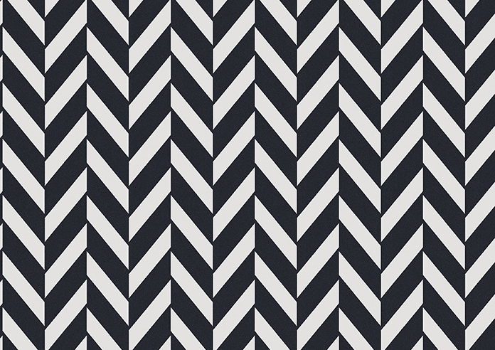 Chevron Stripe, Navy - Roman Blind - Image 7